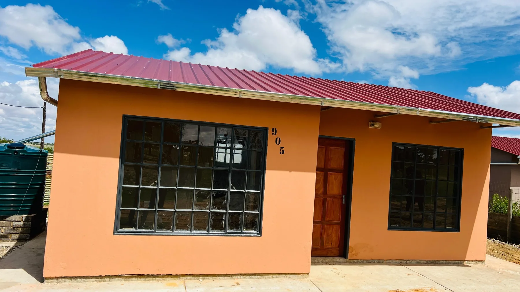 Completed housing unit