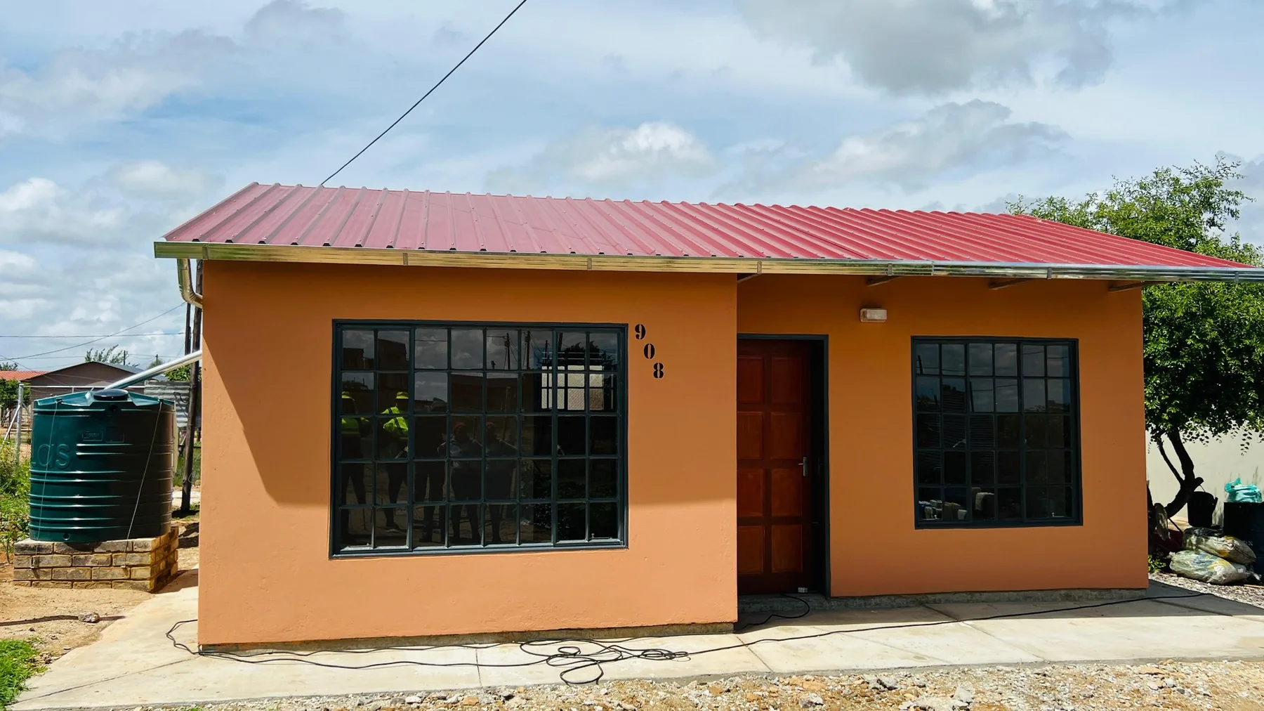 Completed housing unit
