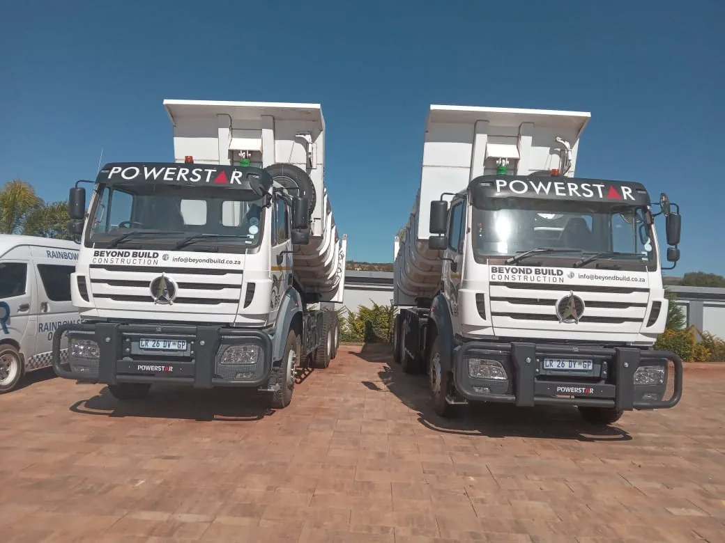 Construction tipper trucks