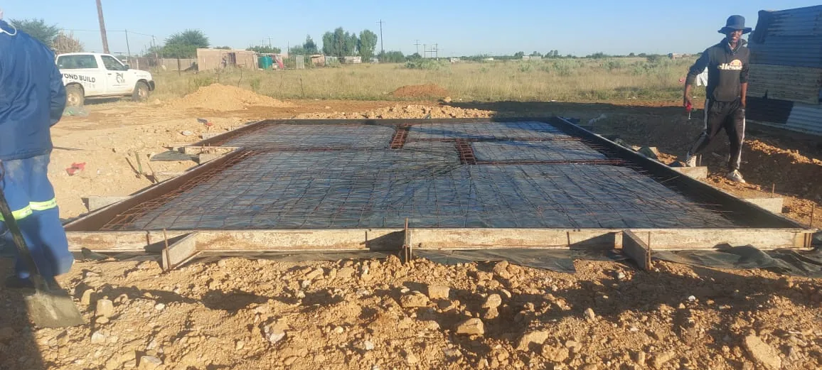 Foundation concrete work